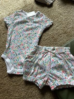 Garanimals onesie and matching shorts